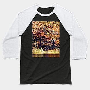 Autumn Fisherman Baseball T-Shirt